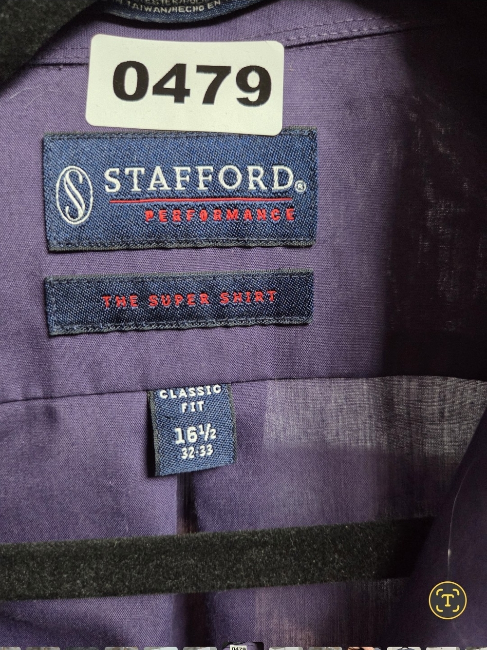 Stafford Purple Performance Shirt Jacket.